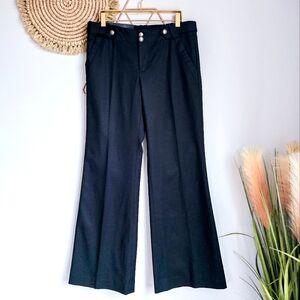 Club Monaco, New, Ursula Black Low Rise Boot Leg Flare Pants, Women's Size 6